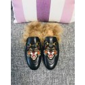 Replica Gucci Princetown Leather Slippers GC01743